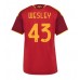 AS Roma Wesley Franca #43 Dámské Domácí Dres 2026-27 Krátkým Rukávem AS Roma Wesley Franca #43 Dámské Domácí Dres 2026-27 Krátkým Rukávem